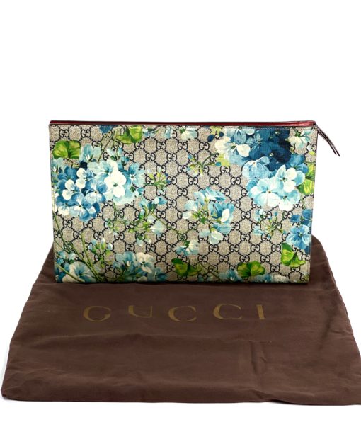 Gucci Blue Blooms Large Tablet Documents Holder 3