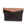 Louis Vuitton Daily Pouch Clutch Monogram with Peach 3