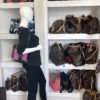 Prada City Calf Saffiano Cahier Bag Geranio Black Shoulder Bag With Studs 3