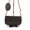Louis Vuitton Monogram Multi Pochette Crossbody with Rose Clair Strap 9