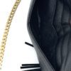 YSL Saint Laurent Mini Lou Black Matelassé Leather Camera Bag 15