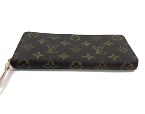 Louis Vuitton Monogram Clemence Wallet With Rose Ballerine 11