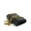 YSL Saint Laurent Small Kate Crocodile-Embossed Black Leather Shoulder Bag With Gold Tassel 10