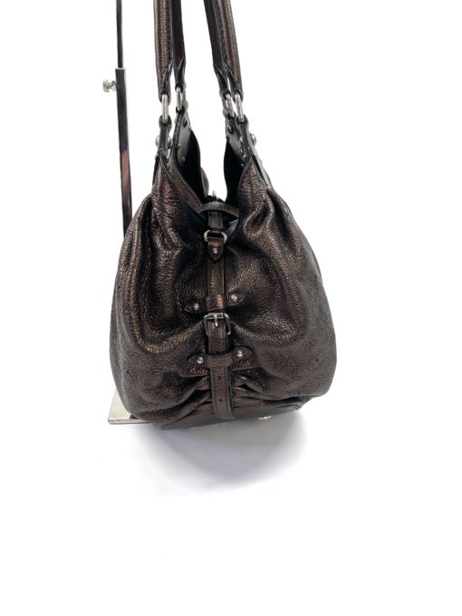 Louis Vuitton Metallic Mordore Bronze Monogram Mahina Leather Surya XL Bag 19