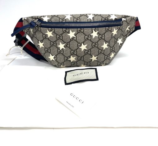 Gucci GG Coated Canvas Limited Edition Bum Bag with Stars 15