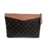 Louis Vuitton Daily Pouch Clutch Monogram with Peach 5