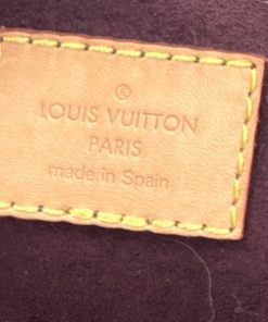 Louis Vuitton Monogram Montaigne MM Satchel or Shoulder Bag tag