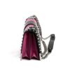 Prada City Calf Saffiano Cahier Bag Geranio Black Shoulder Bag With Studs 9