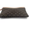 Louis Vuitton Daily Pouch Clutch Monogram with Peach 15