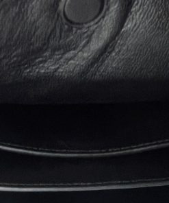 Prada City Calf Saffiano Cahier Bag Geranio Black Shoulder Bag With Studs