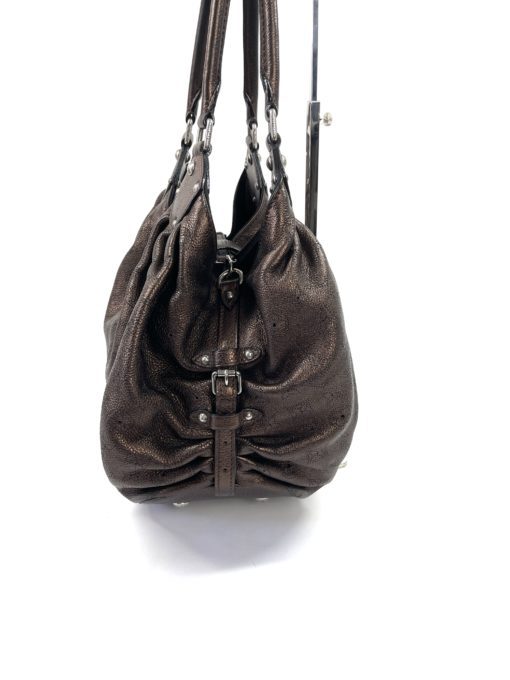 Louis Vuitton Metallic Mordore Bronze Monogram Mahina Leather Surya XL Bag 27