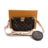 Louis Vuitton Monogram Multi Pochette Crossbody with Rose Clair Strap 6