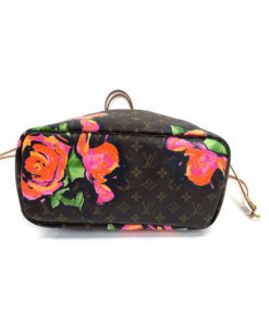 Louis Vuitton Stephen Sprouse Roses Neverfull MM bottom view