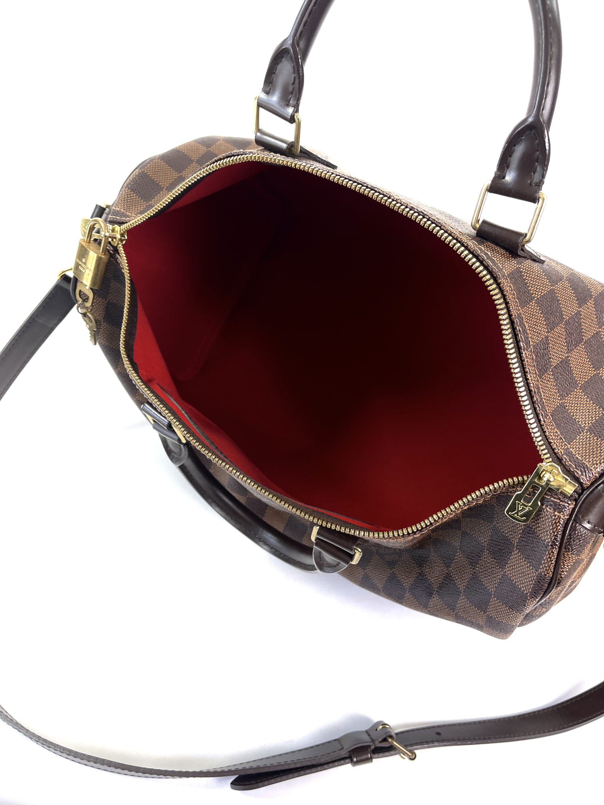 Louis Vuitton Red/Green Epi Leather Limited Editoin Speedy 25
