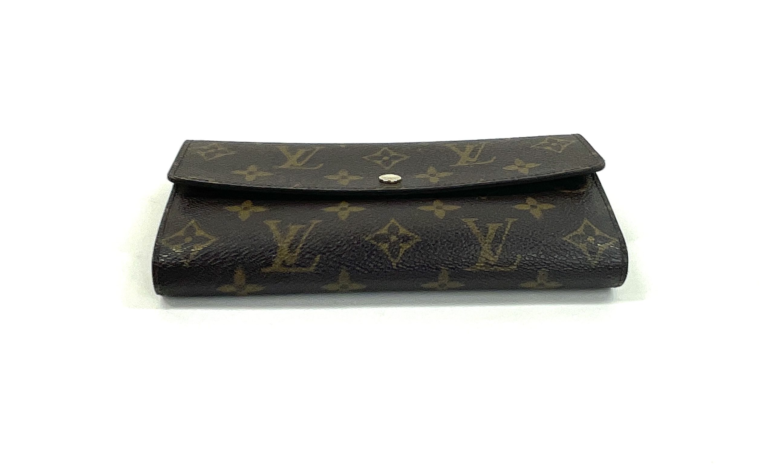 lv black monogram wallet