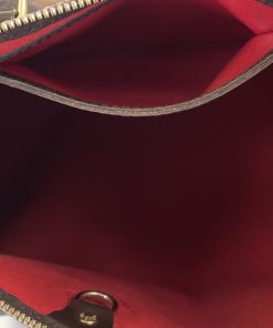 Louis Vuitton Speedy 35 Ebene Bandouliere red interior