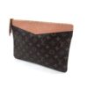 Louis Vuitton Daily Pouch Clutch Monogram with Peach 12