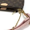 Louis Vuitton Monogram Multi Pochette Crossbody with Rose Clair Strap 22