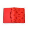 Louis Vuitton Monogram Taiga Pocket Organizer/Card Holder Red 6