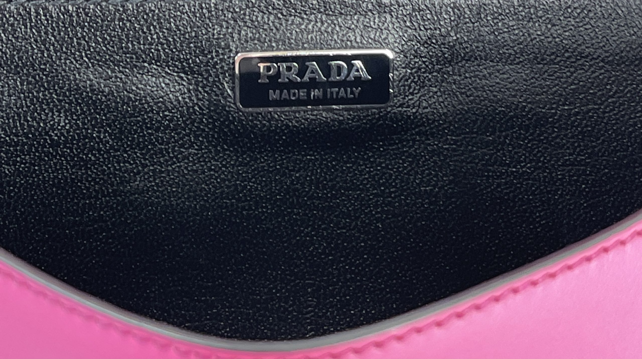 Rare Vintage PRADA Black Calf Leather Flap Shoulder Bag Italy