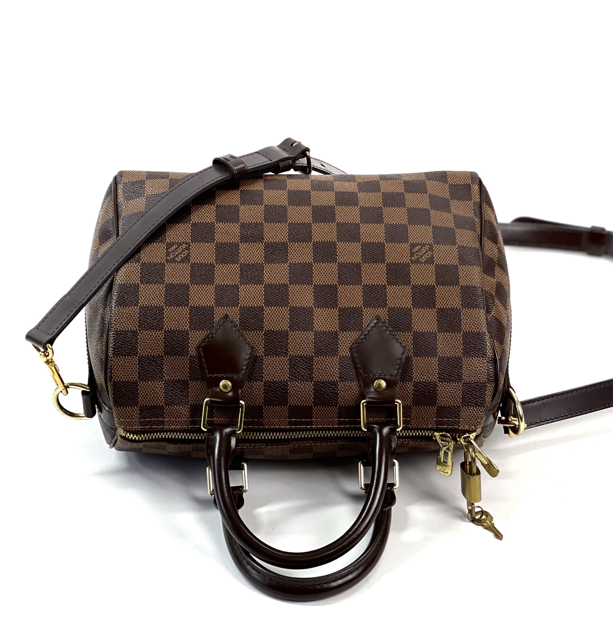Just got my new speedy bandouliere 25 in damier ebene and it's absolutely  perfect 🥰 : r/Louisvuitton