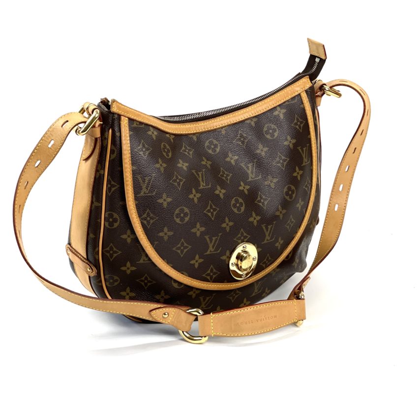 Tulum leather handbag Louis Vuitton Brown in Leather - 36164847