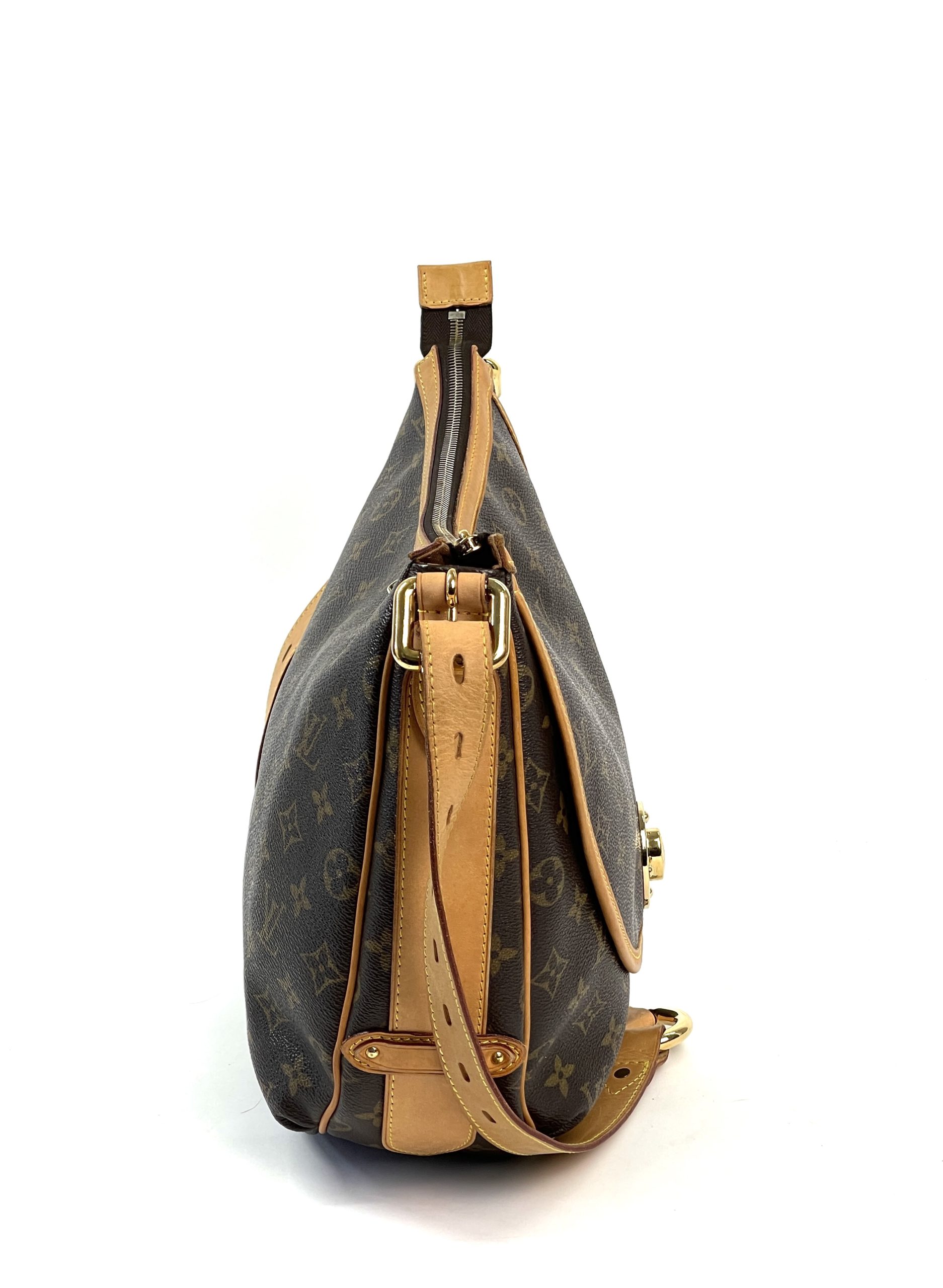 What Goes Around Comes Around Louis Vuitton Monogram Tulum Gm Bag in Brown