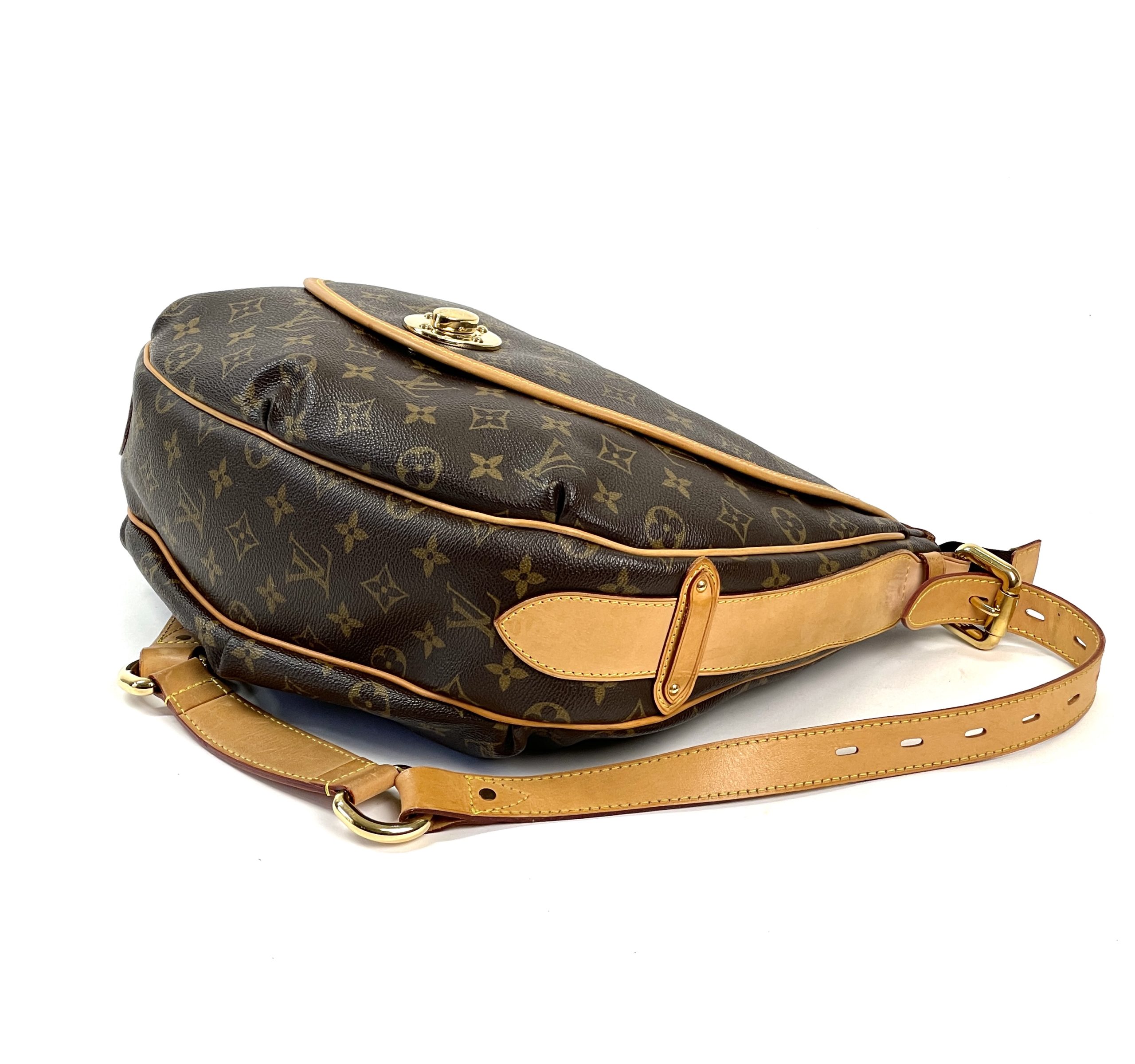 What Goes Around Comes Around Louis Vuitton Monogram Tulum Gm Bag in Brown