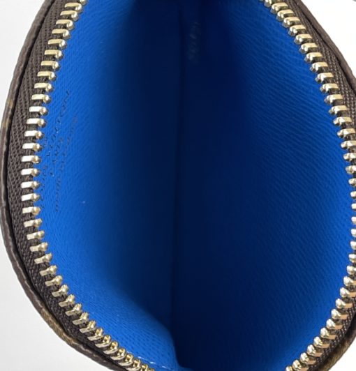 Louis Vuitton Monogram Vivienne Porte Monnaie Coin Purse blue inside