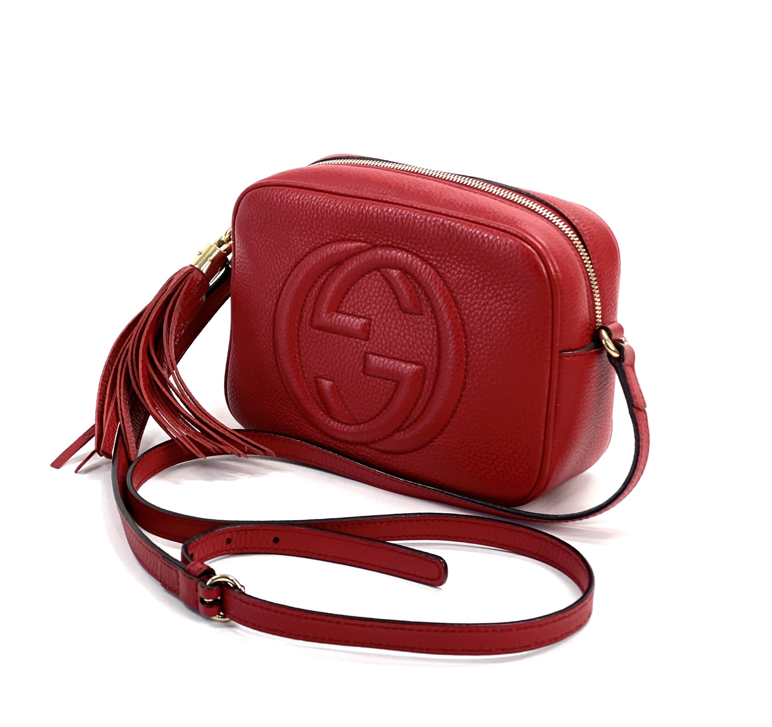 Gucci small Marmont matelasse red – A Piece Lux