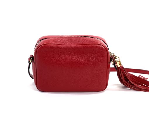 Gucci Soho Small Red Leather Disco Bag 7