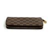 Louis Vuitton Damier Ebene Zippy Wallet Brown 6