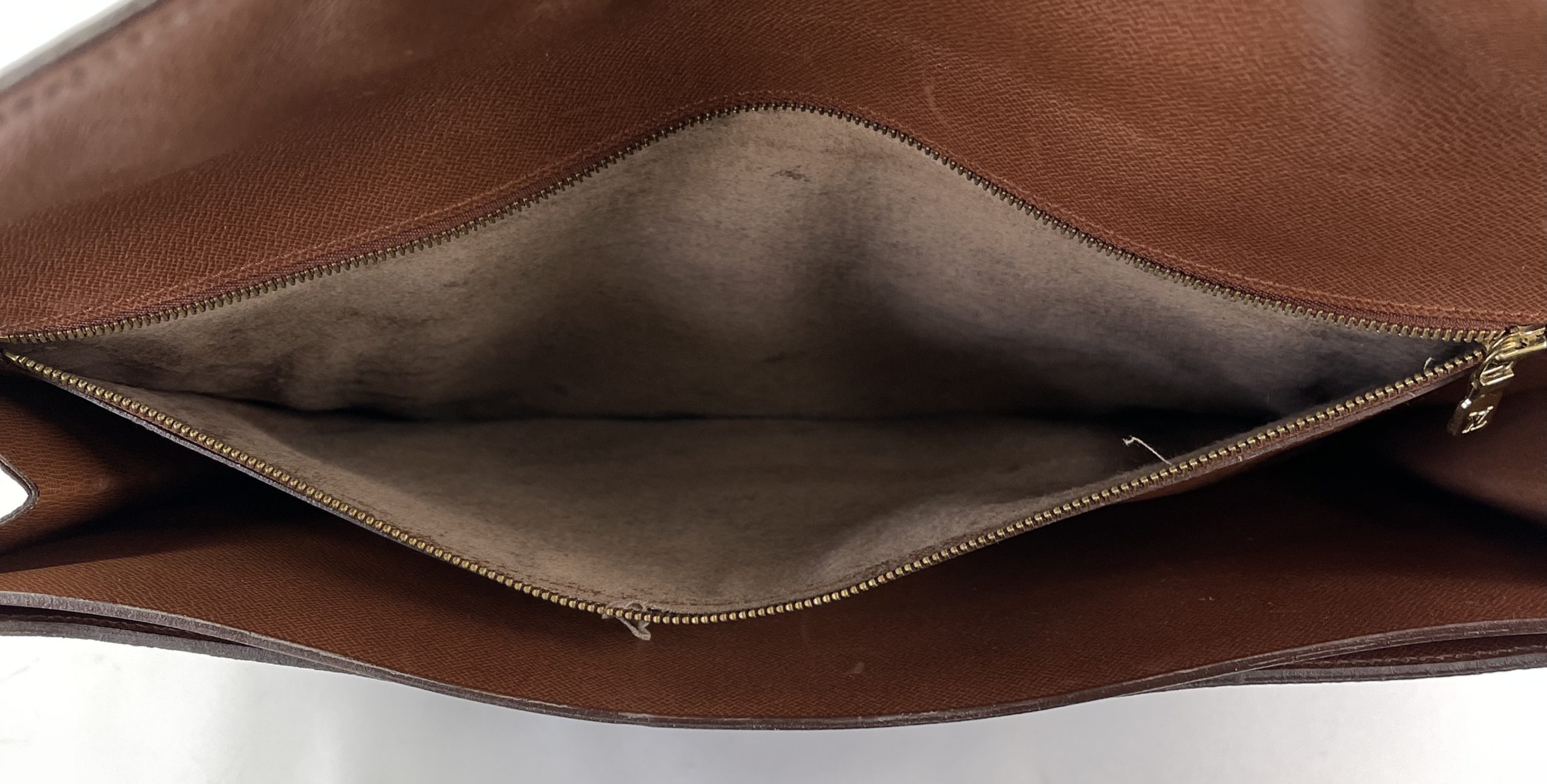 Louis Vuitton Vintage Minister Document Monogram Case Bag On Chain