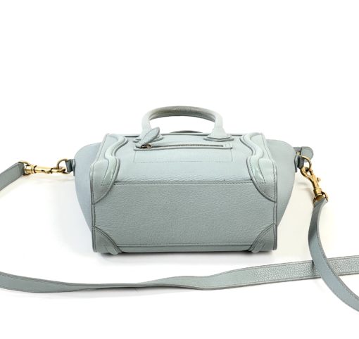 Celine Nano Luggage Crossbody Bag in Blue/Grey  20