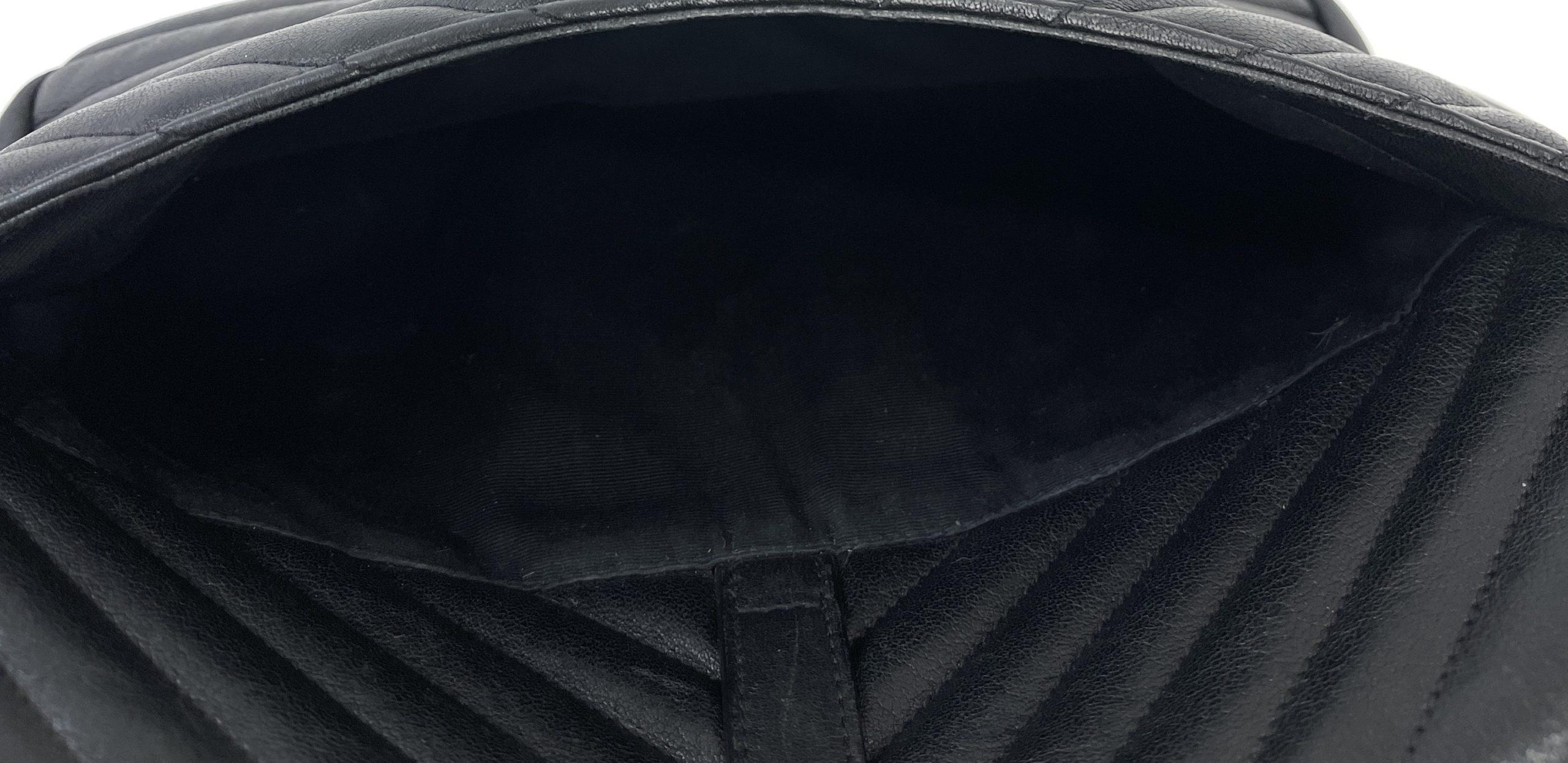Saint Laurent Zip Quilted Leather Shoulder Bag