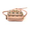 Burberry Chain Link Camera Bag Pink/Peach Crossbody Gold Vintage Check Crossbody 9