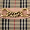 Burberry Chain Link Camera Bag Pink/Peach Crossbody Gold Vintage Check Crossbody 16