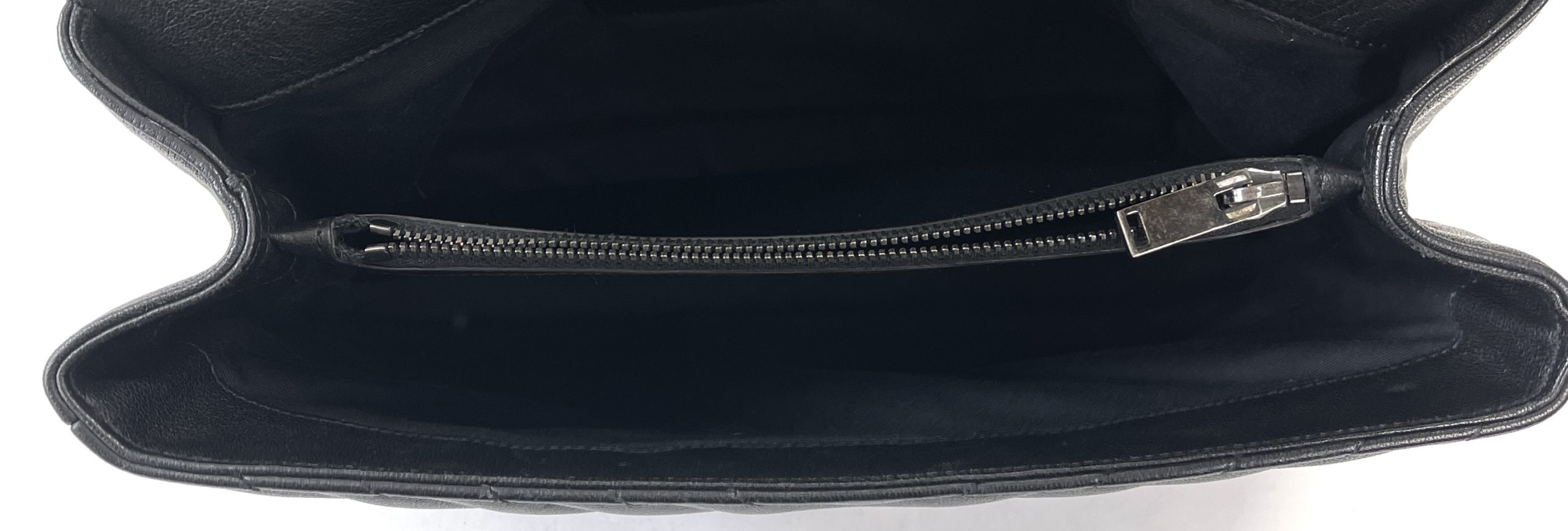 Saint Laurent Large Monogram Matelasse College Bag - Black Shoulder Bags,  Handbags - SNT267257