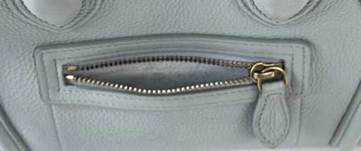 Celine Nano Luggage Crossbody Bag in Blue/Grey  25