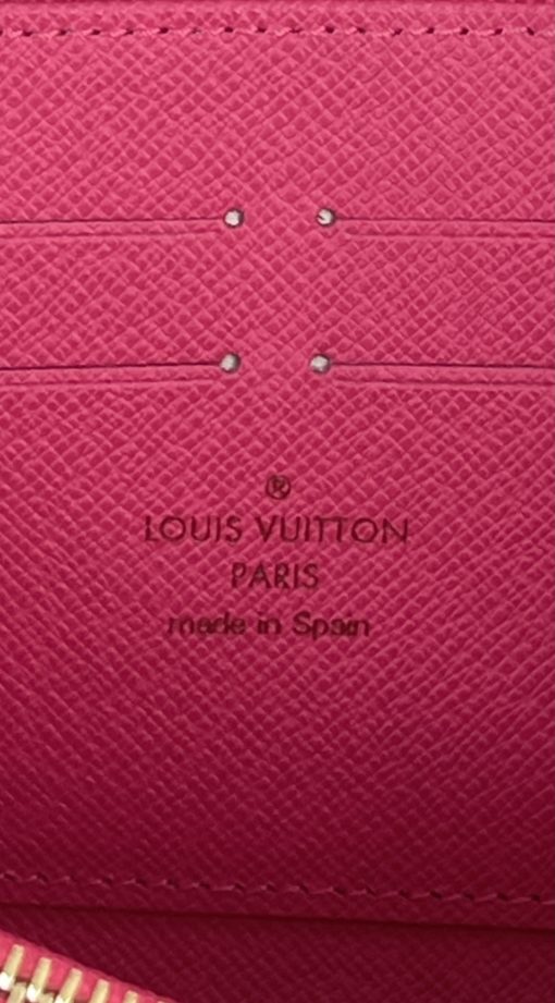 Louis Vuitton Monogram Multicolor Zippy Wallet Black Grenade Pink 16