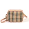 Burberry Chain Link Camera Bag Pink/Peach Crossbody Gold Vintage Check Crossbody 4