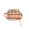 Burberry Chain Link Camera Bag Pink/Peach Crossbody Gold Vintage Check Crossbody 15