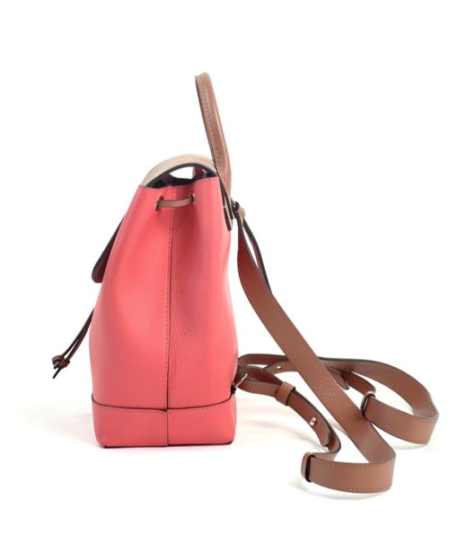 Louis Vuitton Pink Lockme Backpack side