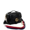 Gucci Matelasse Sylvie Web Marmont GG Black Handbag