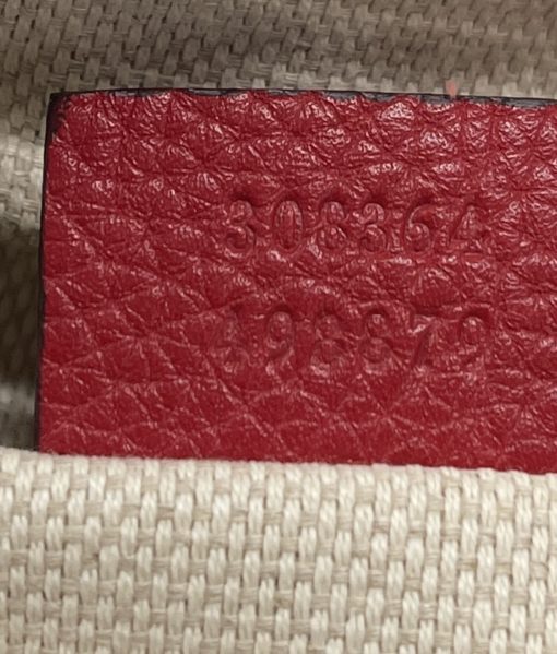 Gucci Soho Red Leather Disco Bag Crossbody 8