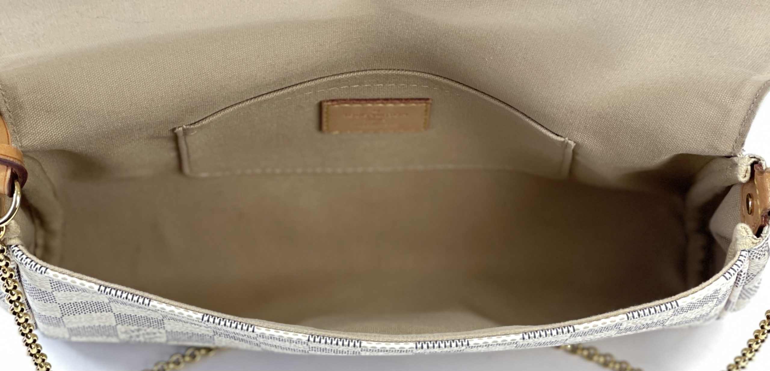 Louis Vuitton Damier Azur Favorite MM Shoulder Bag