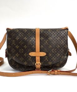 Louis Vuitton Limited Edition Green Monogram Flore Perforated