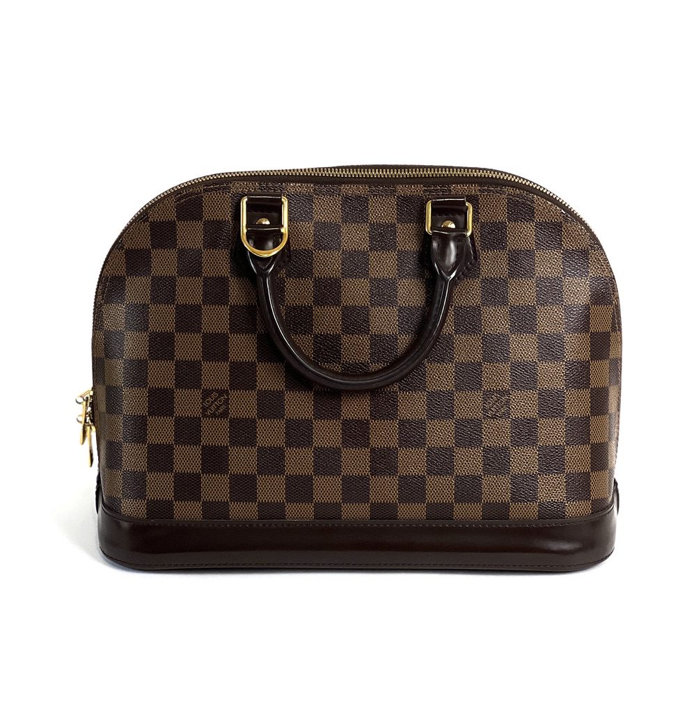 Louis Vuitton Damier Ebene Alma PM Special Ordered Wine Red
