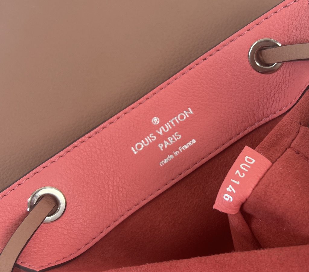 lv pink and red bag