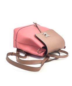 Louis Vuitton Pink Lockme Backpack top side